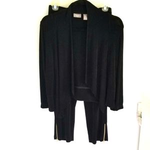 Chico's Travelers Set cardigan crop pants